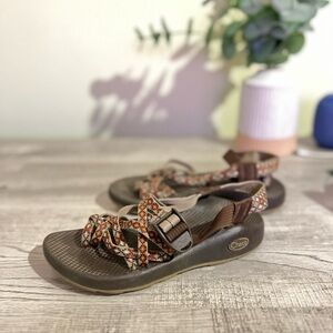 Chaco Women's Sandals - Brown and Orange